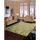 preview thumbnail 6 of 13, Nourison Contour Oversized Floral Leaf Contemporary Hand-tufted Area Rug
