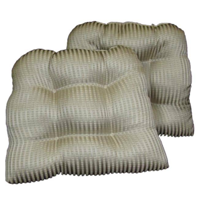 Grey Kitchen/ Dining Chair Pads (Set of 2)