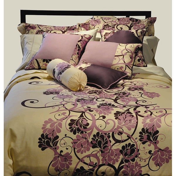 Grapevine Queen size 3 piece Duvet Cover Set