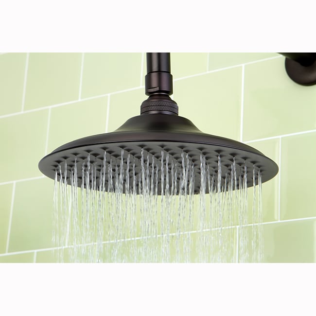 Kingston Brass Victorian Oil Rubbed Bronze 8-inch Shower Head w/ Shower Arm