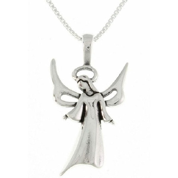 Sterling Silver Angel Necklace