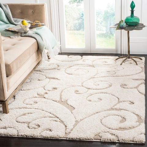 Safavieh Florida Shag Shahin Scroll Rug