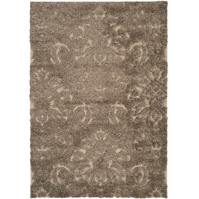 Ultimate Smoke/beige Shag Area Rug (8 X 10)