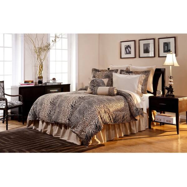 Urban Safari California King Size 8 Piece Comforter Set Multi On Sale Overstock 5665327