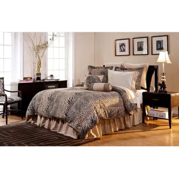 Shop Urban Safari California King Size 8 Piece Comforter Set Multi On Sale Overstock 5665327