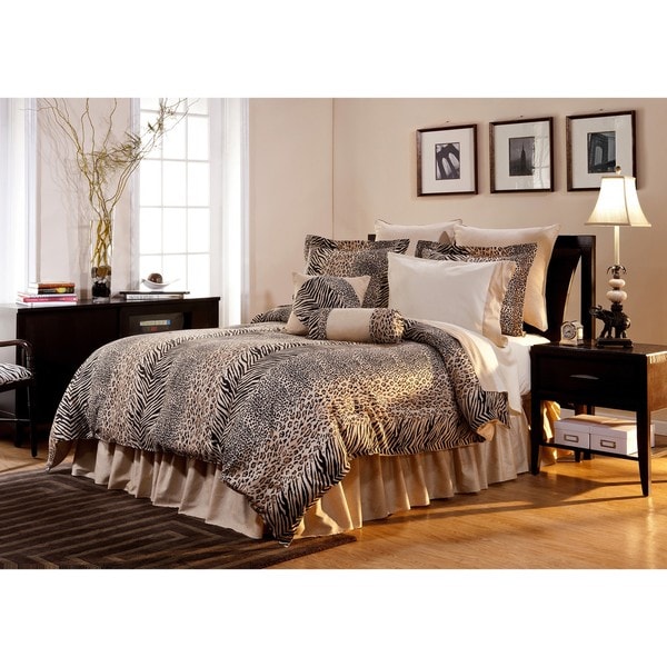 Urban Safari California King-size 12-piece Bed in a Bag with Sheet Set - Free Shipping Today ...