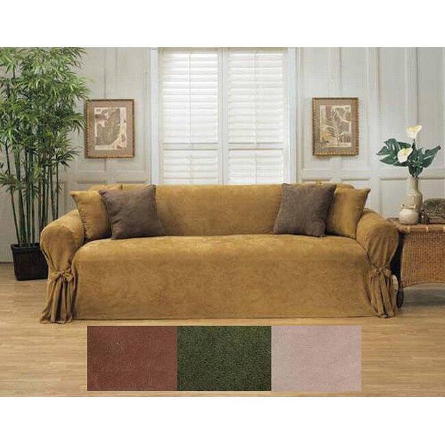 Heavy Microsuede Sofa Slipcover