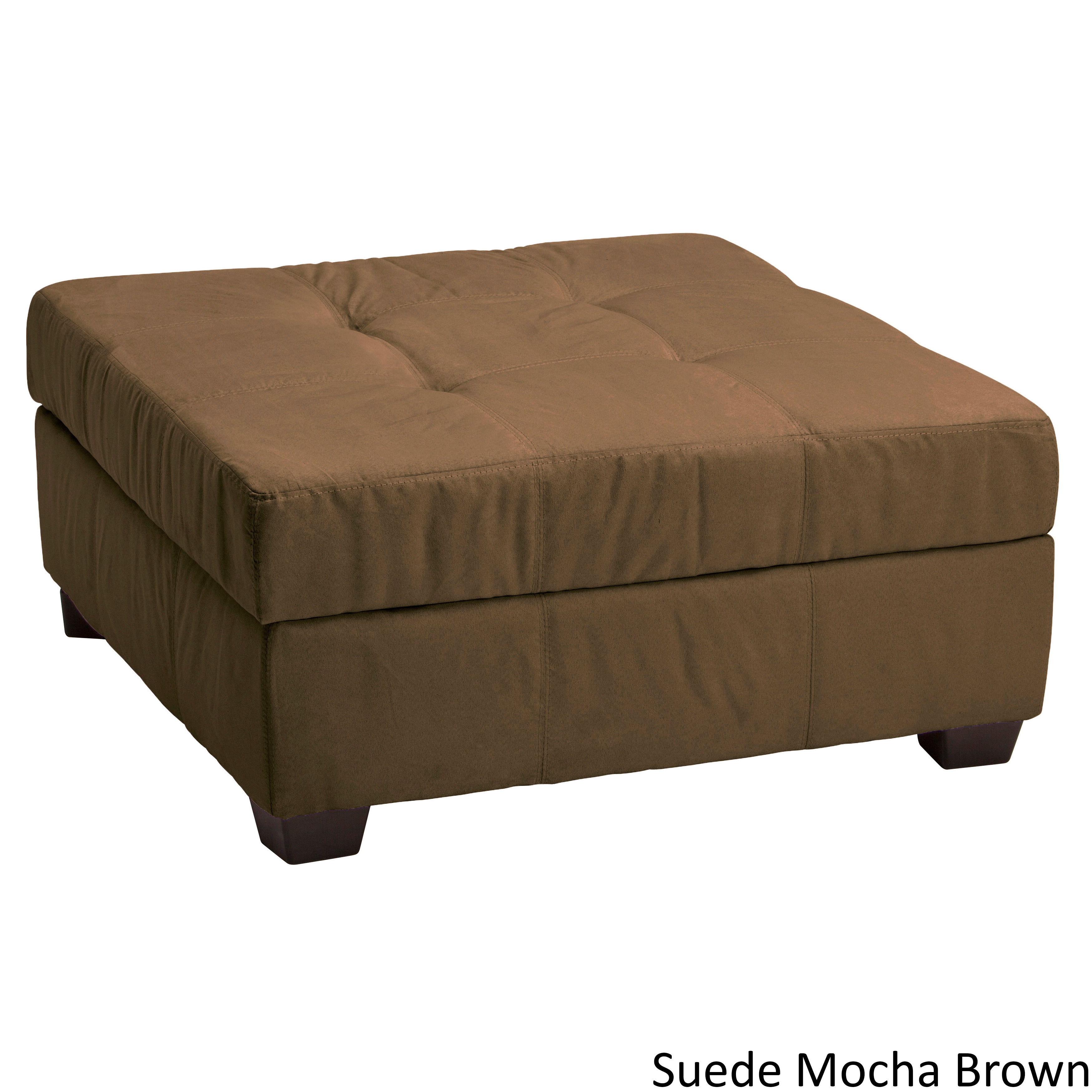 Vanderbilt 36 inch Square Hinged Storage Bench/ Ottoman