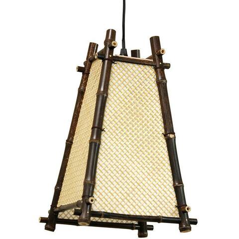 Handmade Bamboo 14-inch Itashi Japanese-style Hanging Lantern (China)
