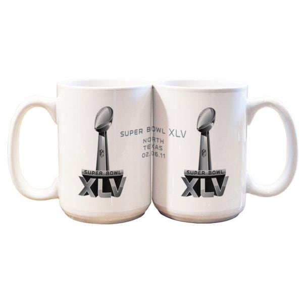 Super Bowl XLV (45) 15-ounce Ceramic Mug