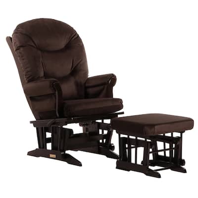 Dutailier Hardwood Reclining Glider and Ottoman