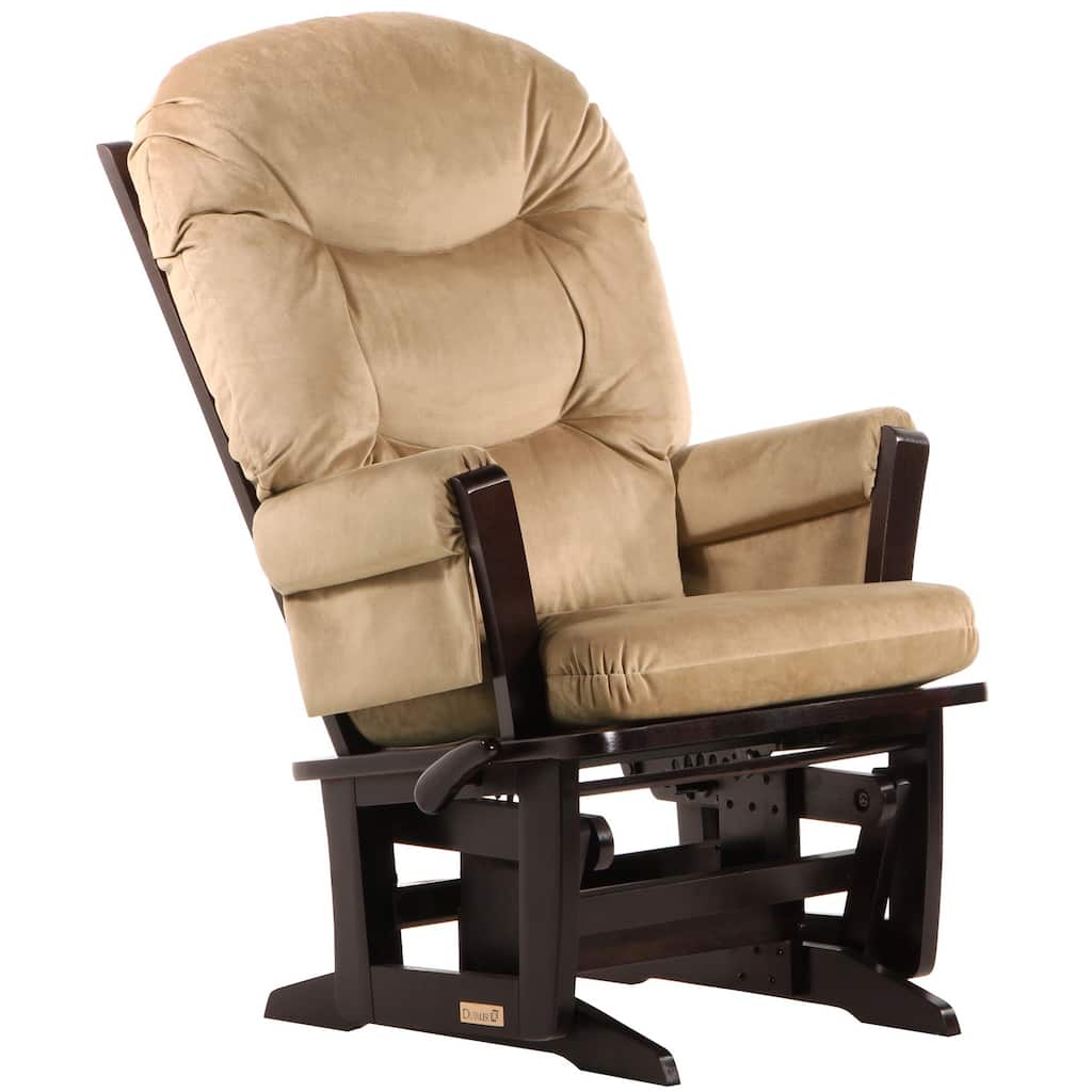 Dutailier Modern Light Brown Microfiber Glider Chair