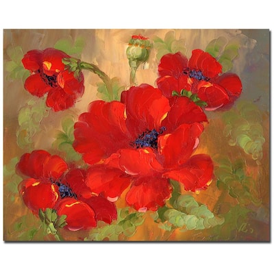Poppies' Gallery-wrapped Canvas Art