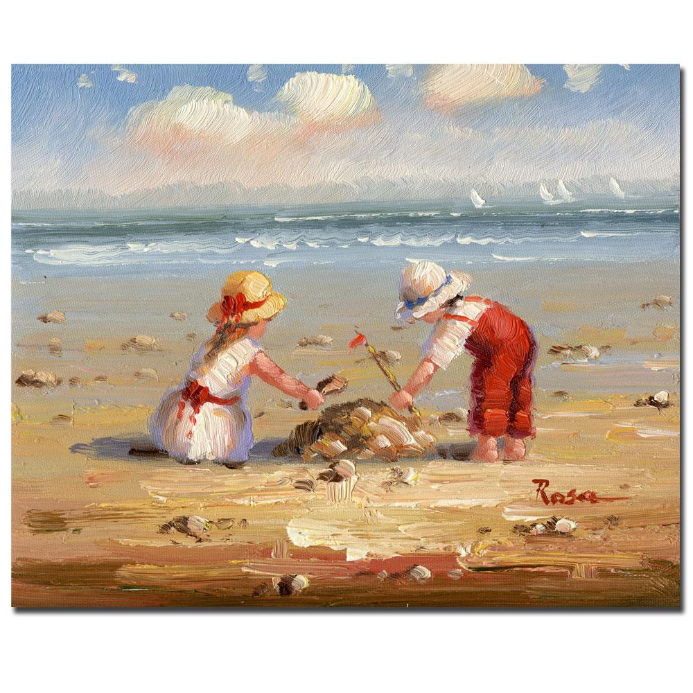 At the Beach IV' Gallerywrapped Canvas Art Free Shipping Today