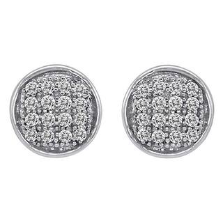 Men S Earrings Online At Our Best Jewelry Sterling Silver 1 10ct Or 5ct Tdw Diamond Earrings
