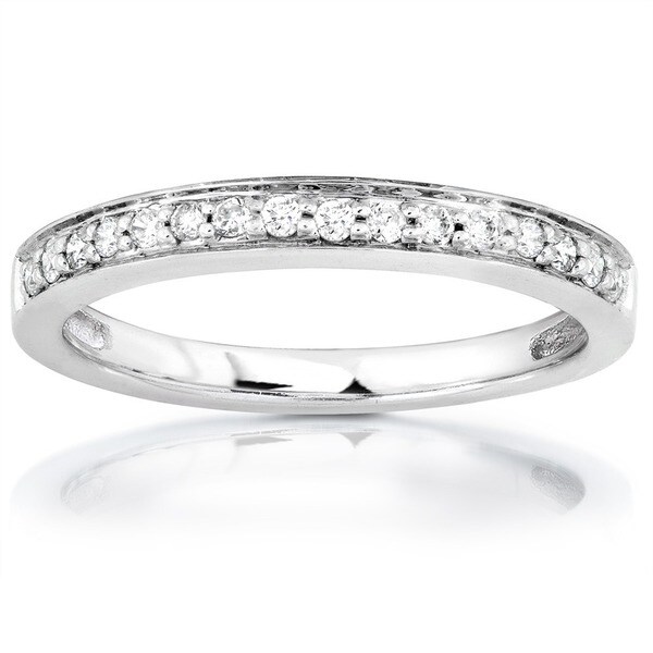 annello by kobelli 14k white or rose gold 16ct tdw diamond wedding band - Rose Gold Diamond Wedding Ring annello by kobelli 14k white or rose gold 16ct tdw diamond wedding band - Rose Gold Diamond Wedding Ring
