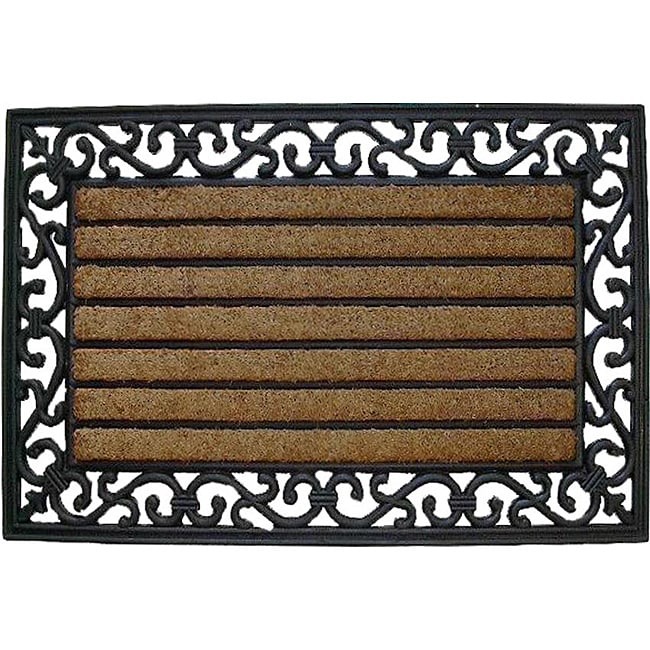 Renaissance Brush Lines Door Mat (2 X 3)