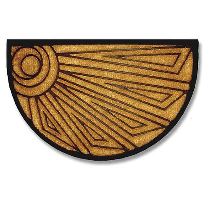 Tuff Brush Geometric Door Mat (2' x 3')