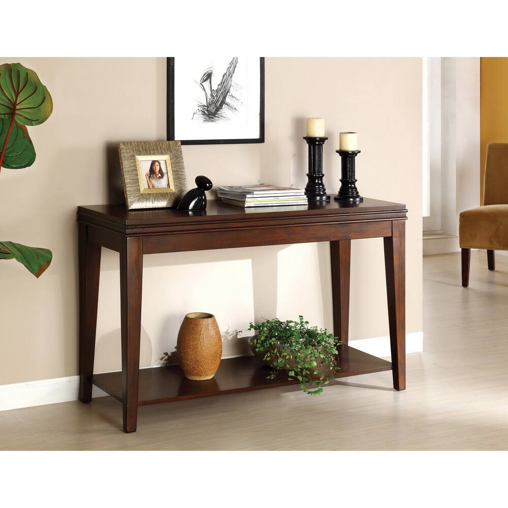 Furniture of America Maxfield Rustic Cherry 48-inch Console Table