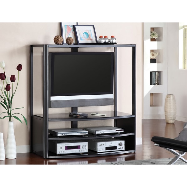 Furniture of America Kartel Black TV Console with Mount Bracket Furniture of America Entertainment Centers