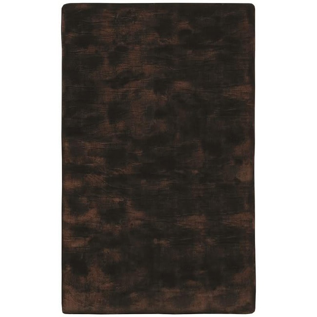 Faux Fur Brown/ Black Animal Rug (56 X 86)