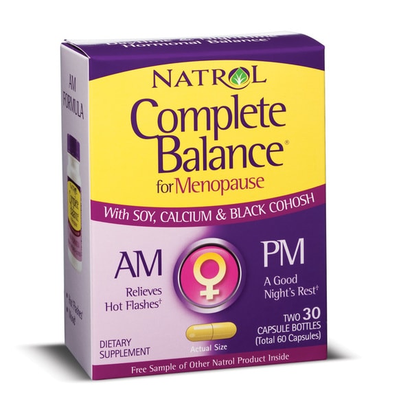 Shop Natrol Complete Balance For Menopause Ampm Two 30 Ct Formulas Overstock 5677405 5832