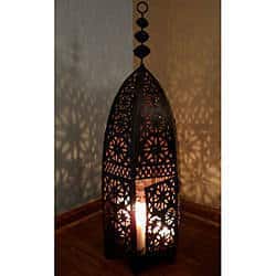 Moroccan Royal Bronze Floor Lamp (Morocco)