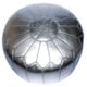 preview thumbnail 7 of 9, Handmade Leather Contemporary Ottoman Pouf (Morocco) Silver - Pouf/Foot Stool