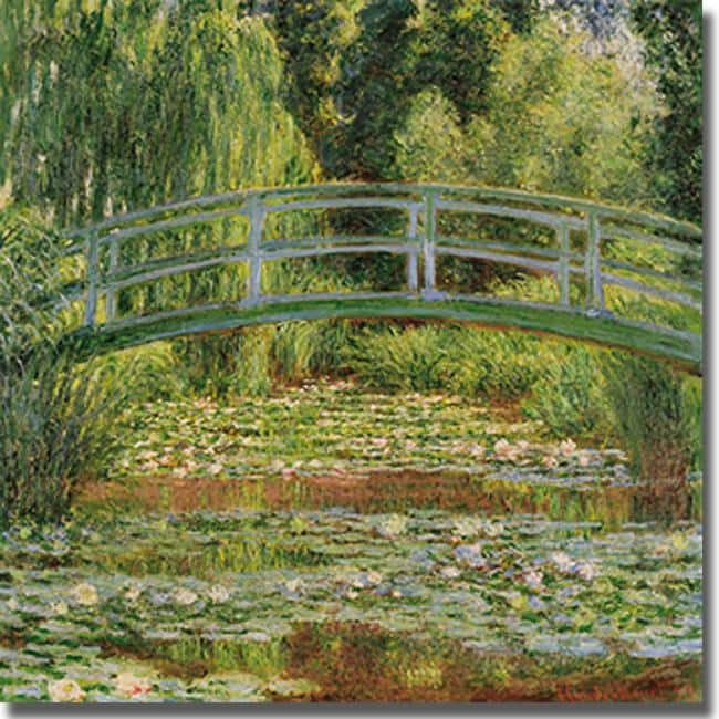 Claude Monet 'Japanese Footbridge' Canvas Art - Bed Bath & Beyond - 5683305