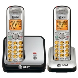 AT&T DECT Cordless Phone - Silver, Black