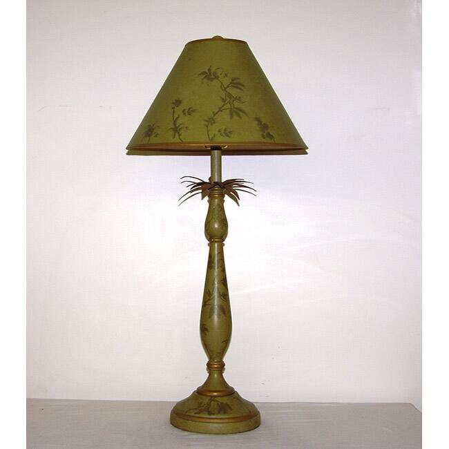 Monkey Olive Green Table Lamp