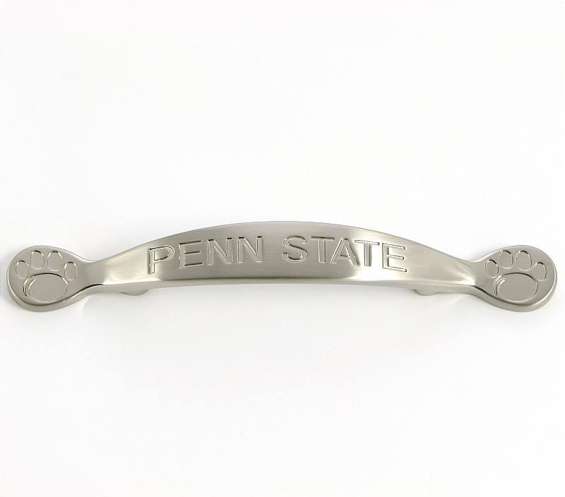 Penn State Nittany Lions Satin Nickel Horizontal Cabinet Pulls (pack Of 2)