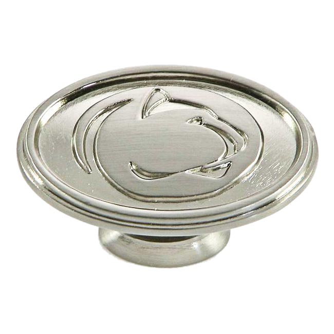 Shop Penn State Nittany Lions Satin Nickel Knobs (Pack of 2