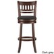 Shop Verona Linen Lattice Back Swivel 29-inch High Back ...