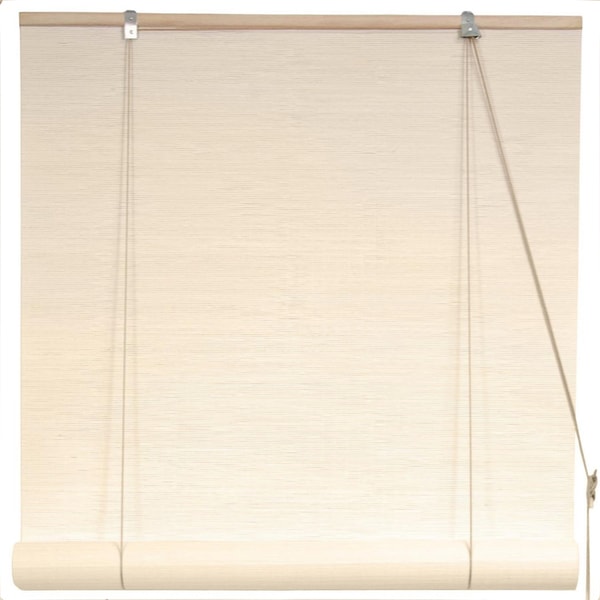 Bamboo White Window Blinds (60 in. x 72 in.) (China)