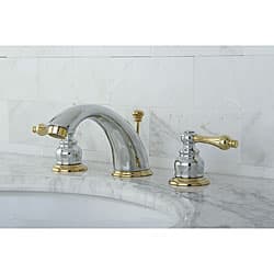 Shop Victorian Chrome Polished Brass Widespread Bathroom Faucet