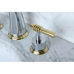 Shop Milano Widespread Chrome Polished Brass Bathroom Faucet