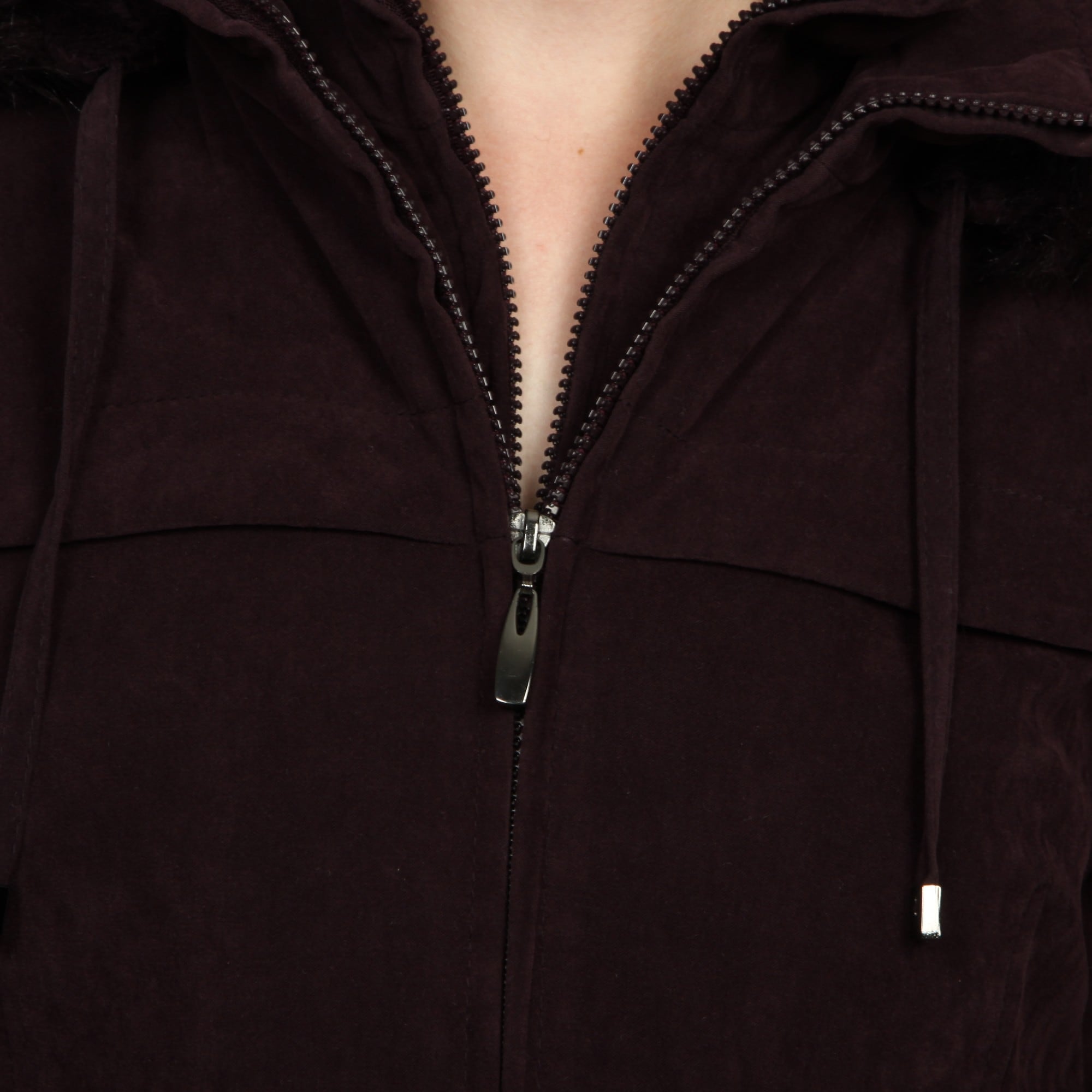 women's fleet street hooded poplin anorak jacket