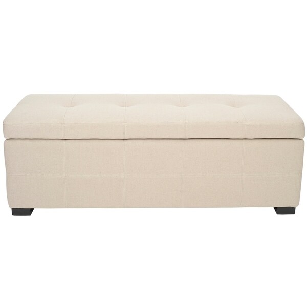 Shop Safavieh Maiden Tufted Beige Linen Indoor