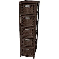 Handmade Natural Fiber Occasional Chest