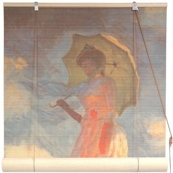 Shop Bamboo 'Girl With a Parasol' Window Blinds (24-in x ...