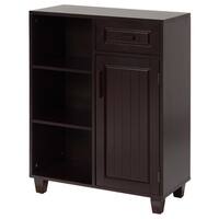 Covington Dark Birch Floor Cabinet by Elegant Home Fashions