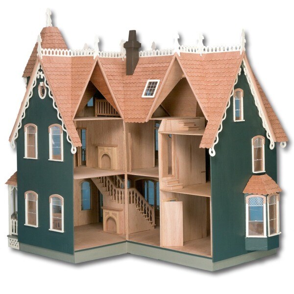 wooden victorian dollhouse kits