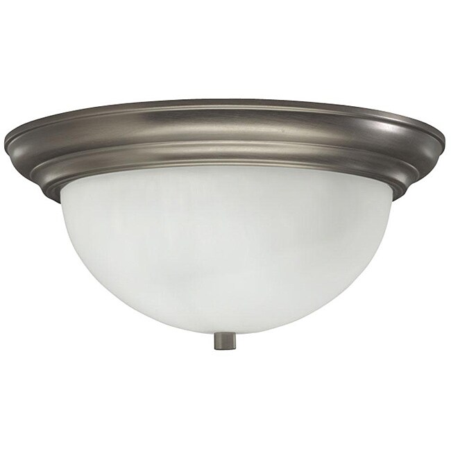 Etched Glass 2 Light Antique Pewter Flush Mount Fixture Etched Glass 2 Light Antique Pewter Flush Mount Fixture