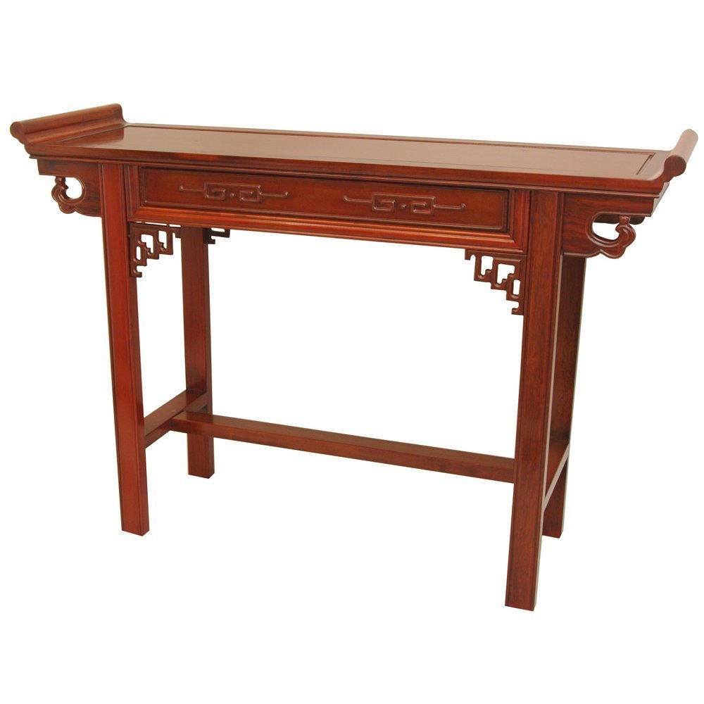 Handmade Rosewood Honey Qing Console Table China Handmade Rosewood Honey Qing Console Table China