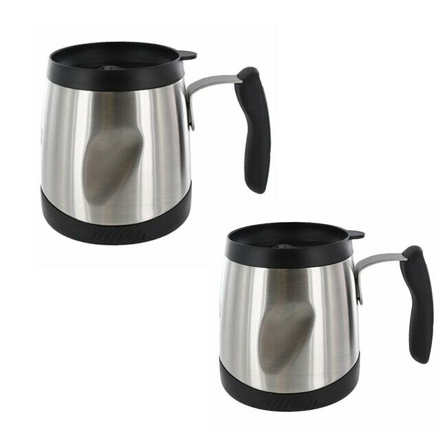 Thermos Thermax 16-oz Stainless Steel Desk Mug - (Set of 2)