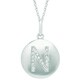 Shop Sterling Silver Diamond Accent Initial Monogram Necklace ...