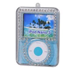 iPod Nano 3rd Generation Embellished Clear Case  