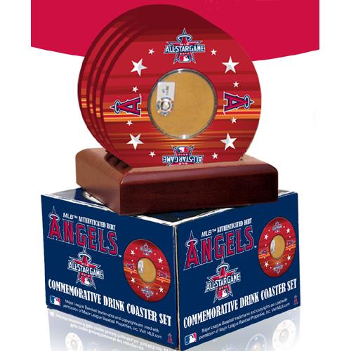 Steiner Sports 2010 All Star Game Coasters w/ Game Field Dirt (Set of 4) Steiner Baseball