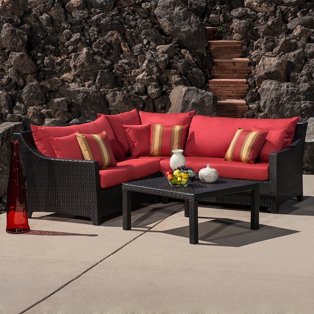 Rst Brands Rst Cantina 4 piece Outdoor Sectional Set Espresso Size 4 Piece Sets